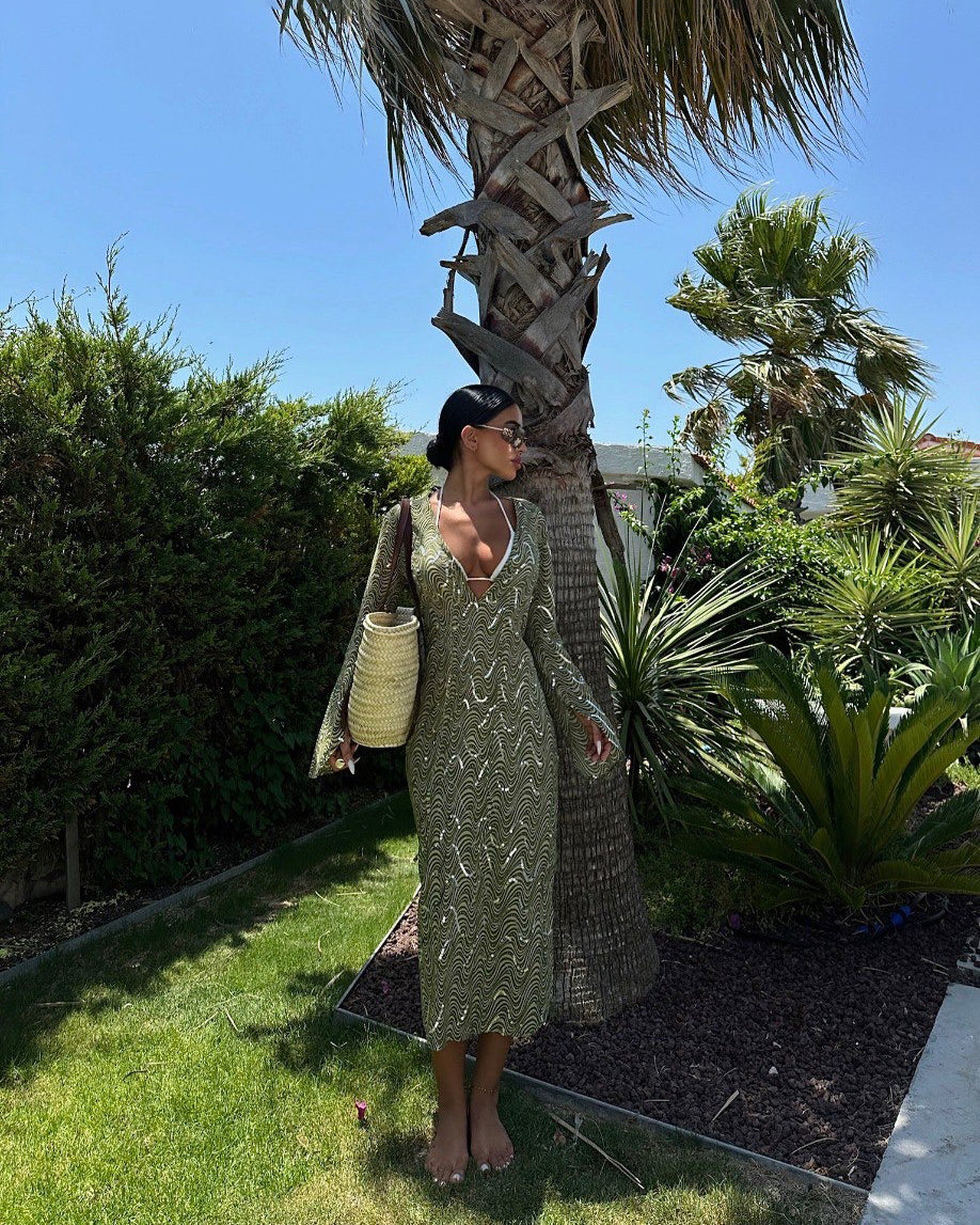 STYLE-Green-Beach Dress